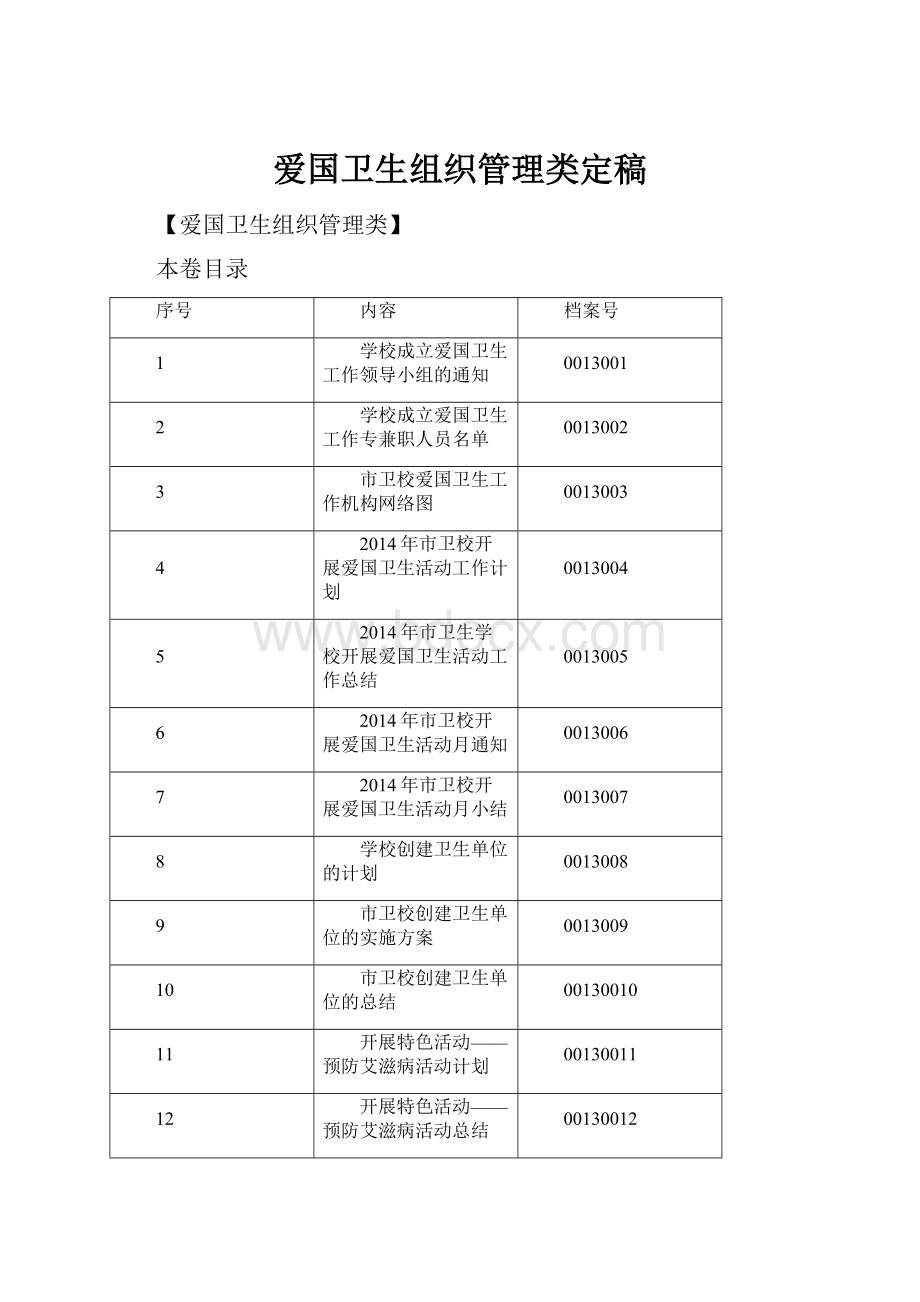 爱国卫生组织管理类定稿.docx