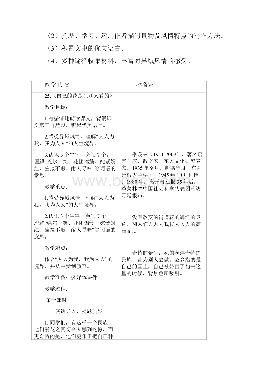 人教五下语文第八单元教案及反思.docx_第2页