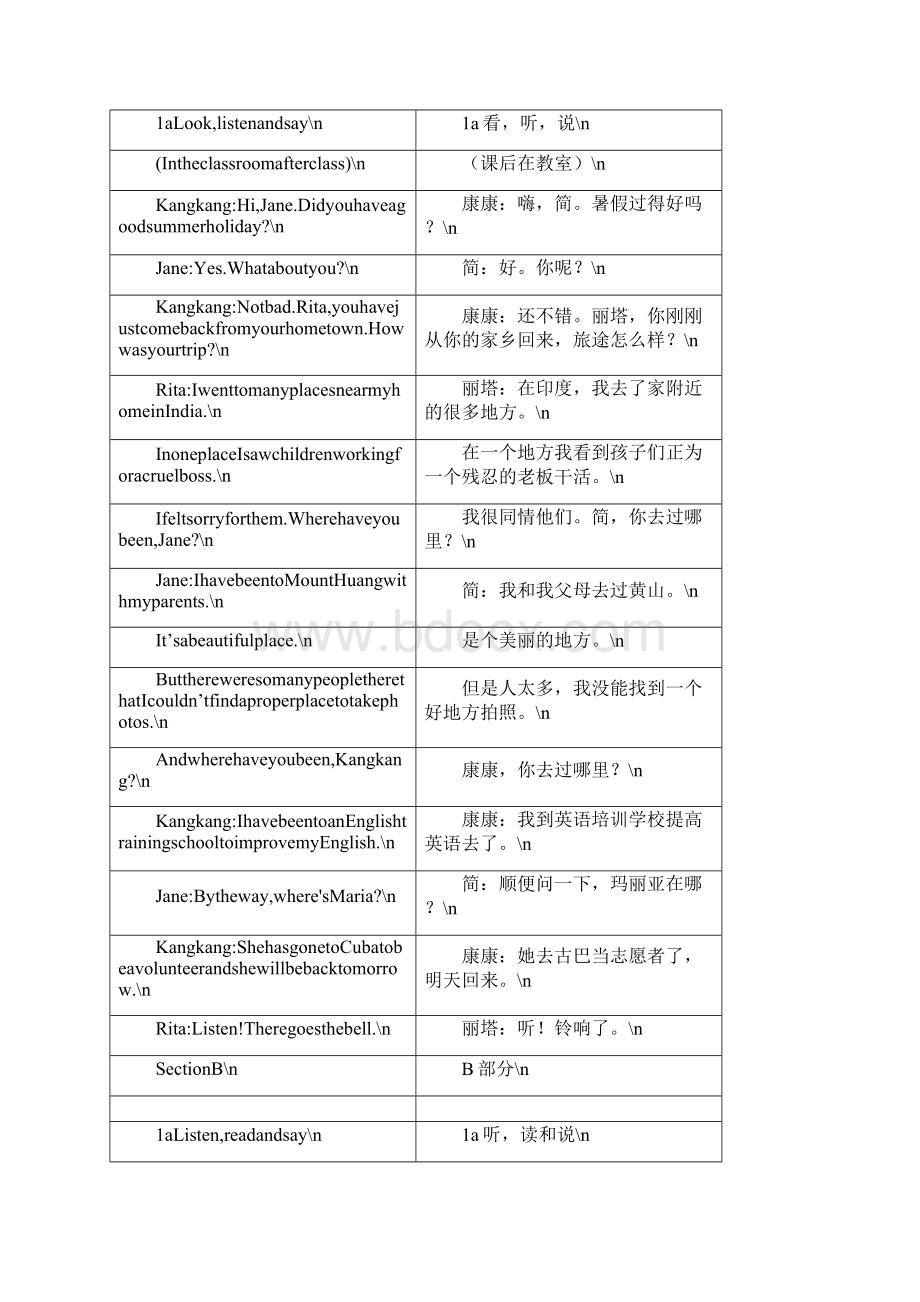 仁爱英语九年级上册课文英汉互译.docx_第2页