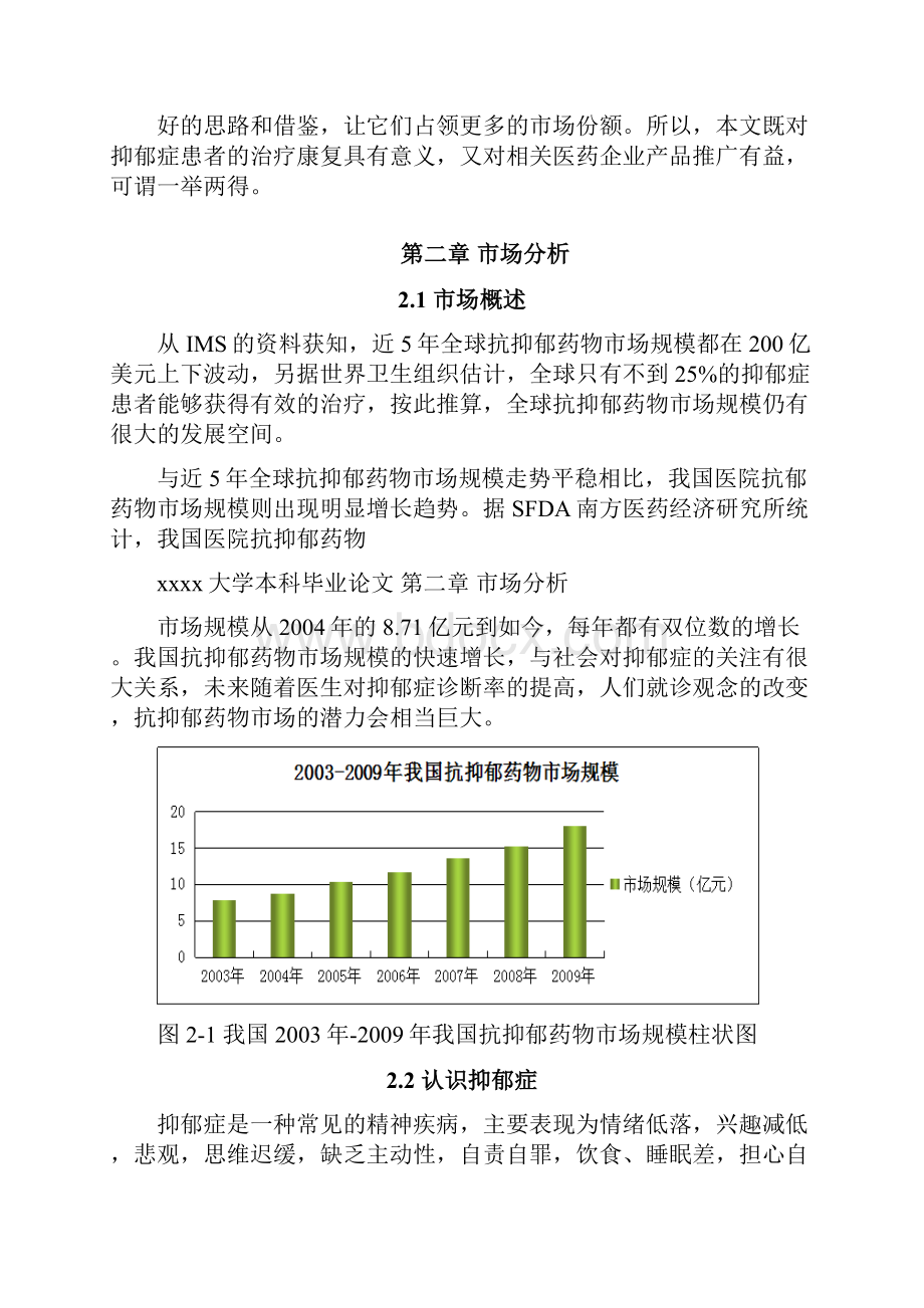 盐酸曲唑哃片的市场策划.docx_第3页