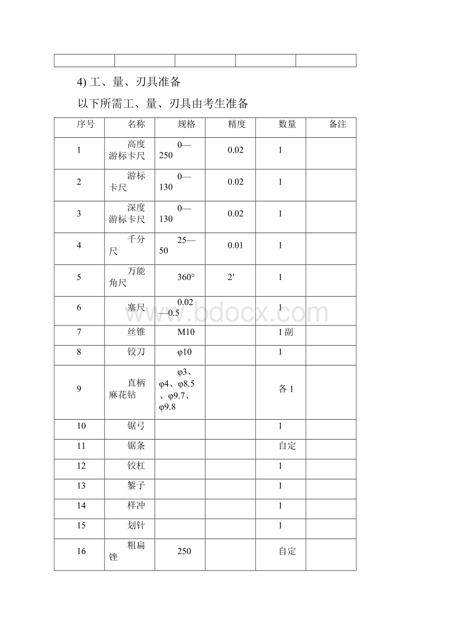 钳工技能考试题一.docx_第2页