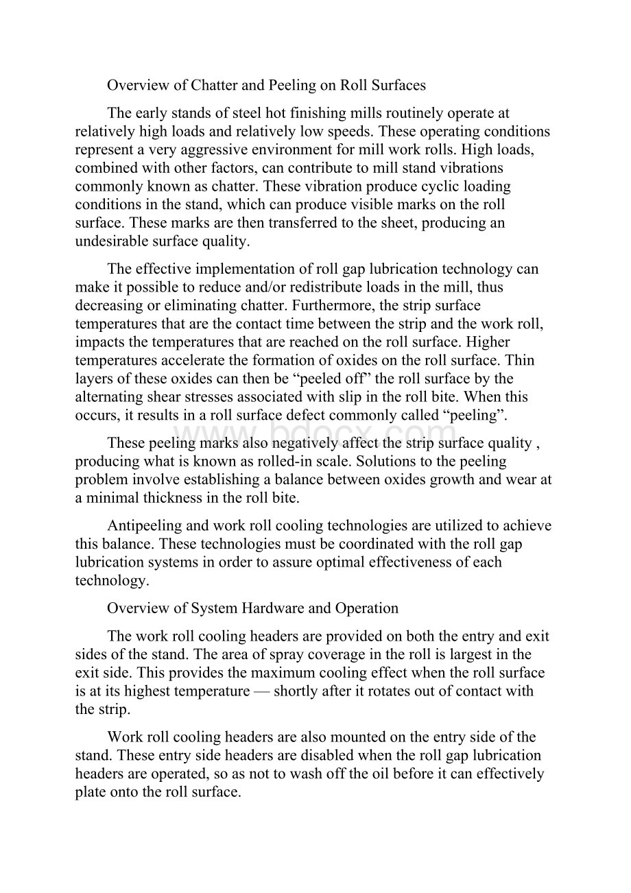 外文翻译辊缝润滑工作辊冷却及反剥系统在热轧钢机上的协调应用.docx_第2页