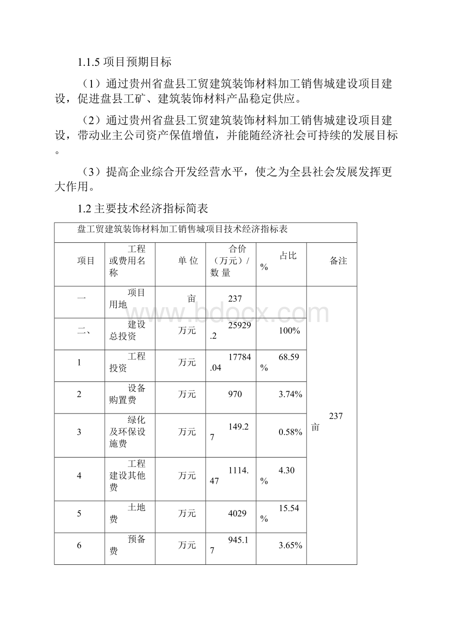 盘县工贸建筑装饰材料加工销售城建设项目可行性研究报告.docx_第3页