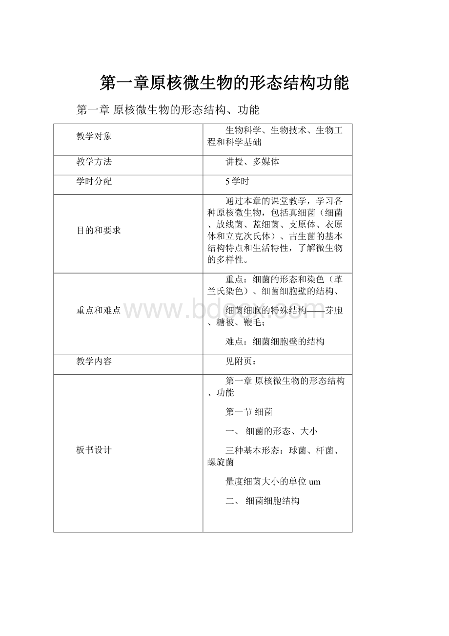 第一章原核微生物的形态结构功能.docx_第1页