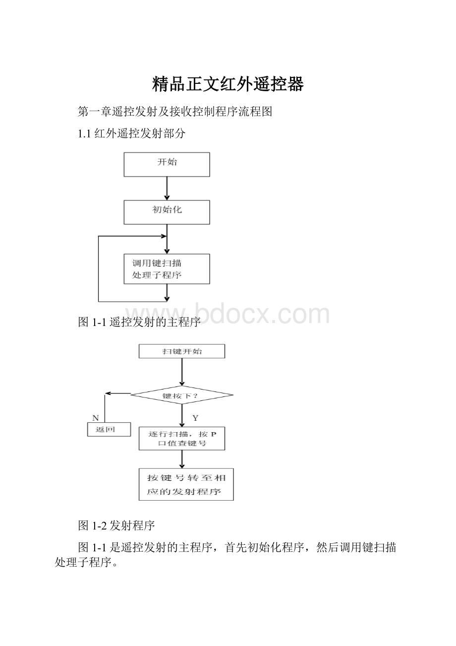 精品正文红外遥控器.docx