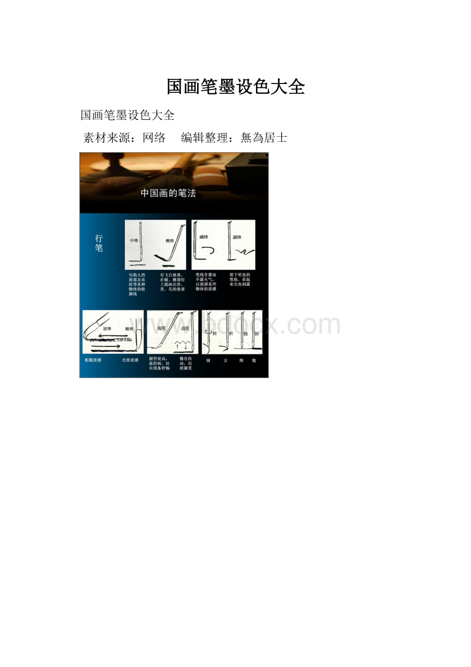 国画笔墨设色大全.docx_第1页