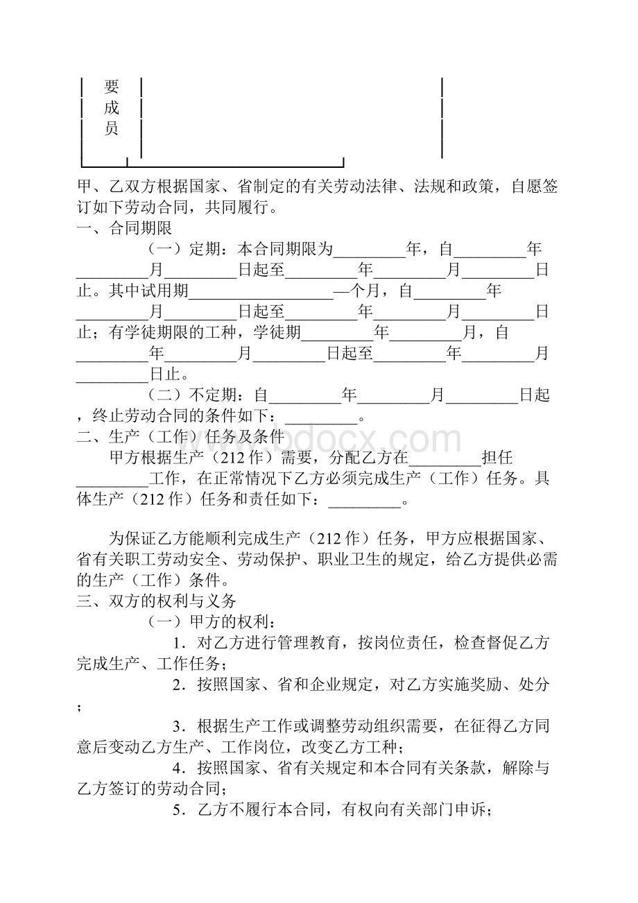 吉林省劳动合同书.docx_第2页