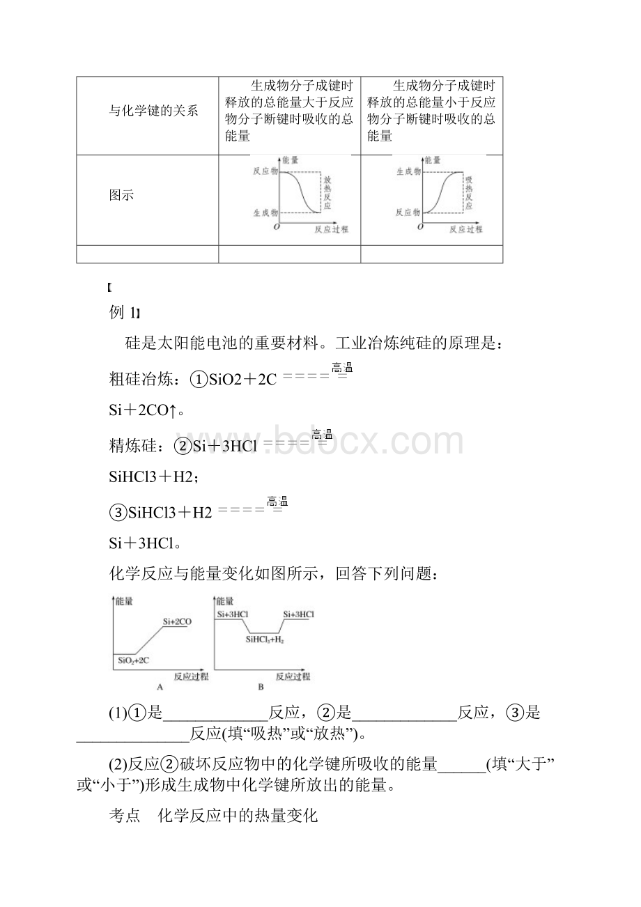 部编版高中化学专题2第二单元化学反应中的热量学案苏教版必修21.docx_第3页