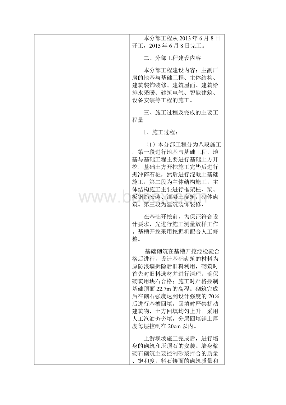 榆神清水工业园供水工程泵站工程分部工程验收鉴定书.docx_第2页