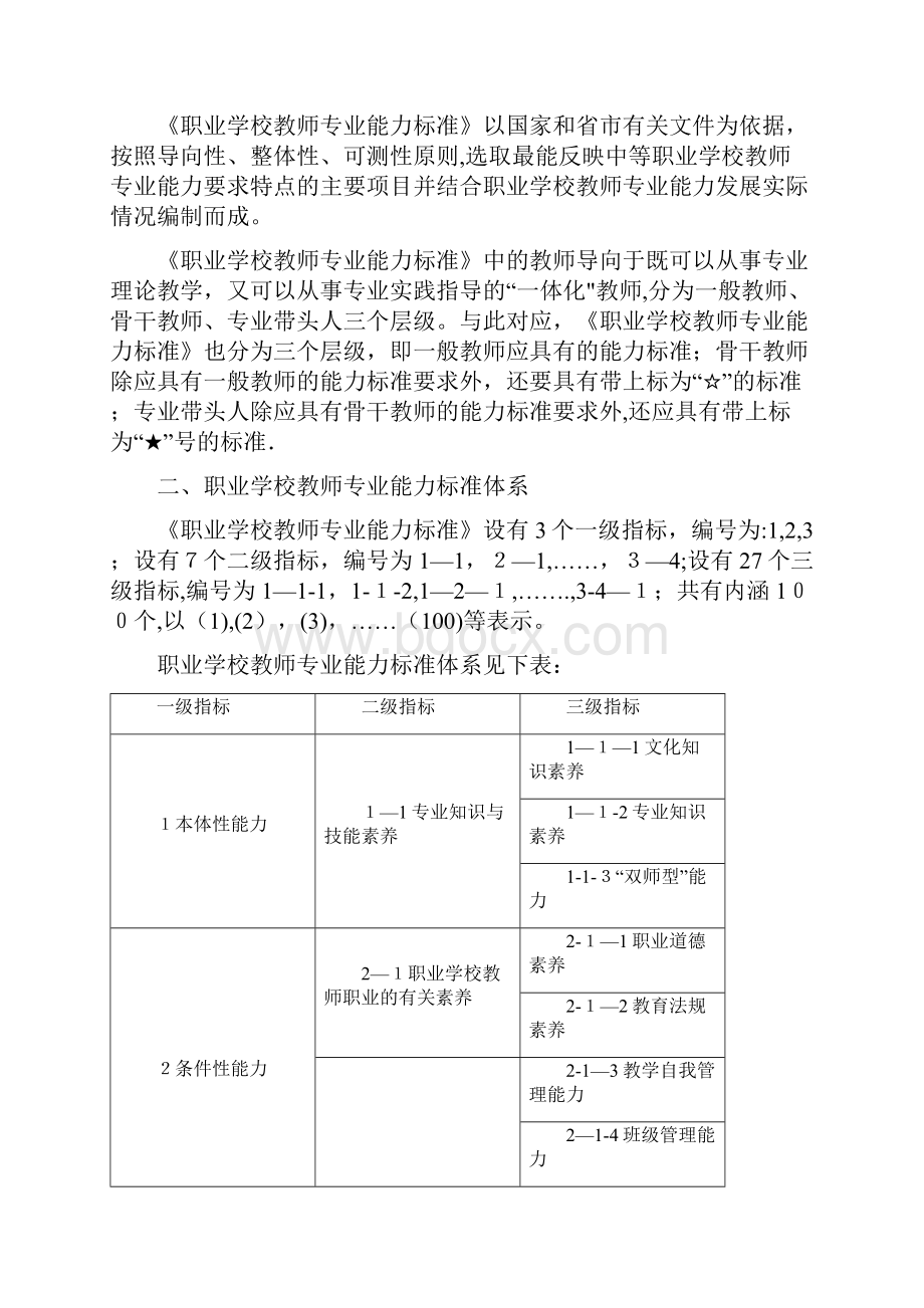 职业学校教师专业能力标准.docx_第2页