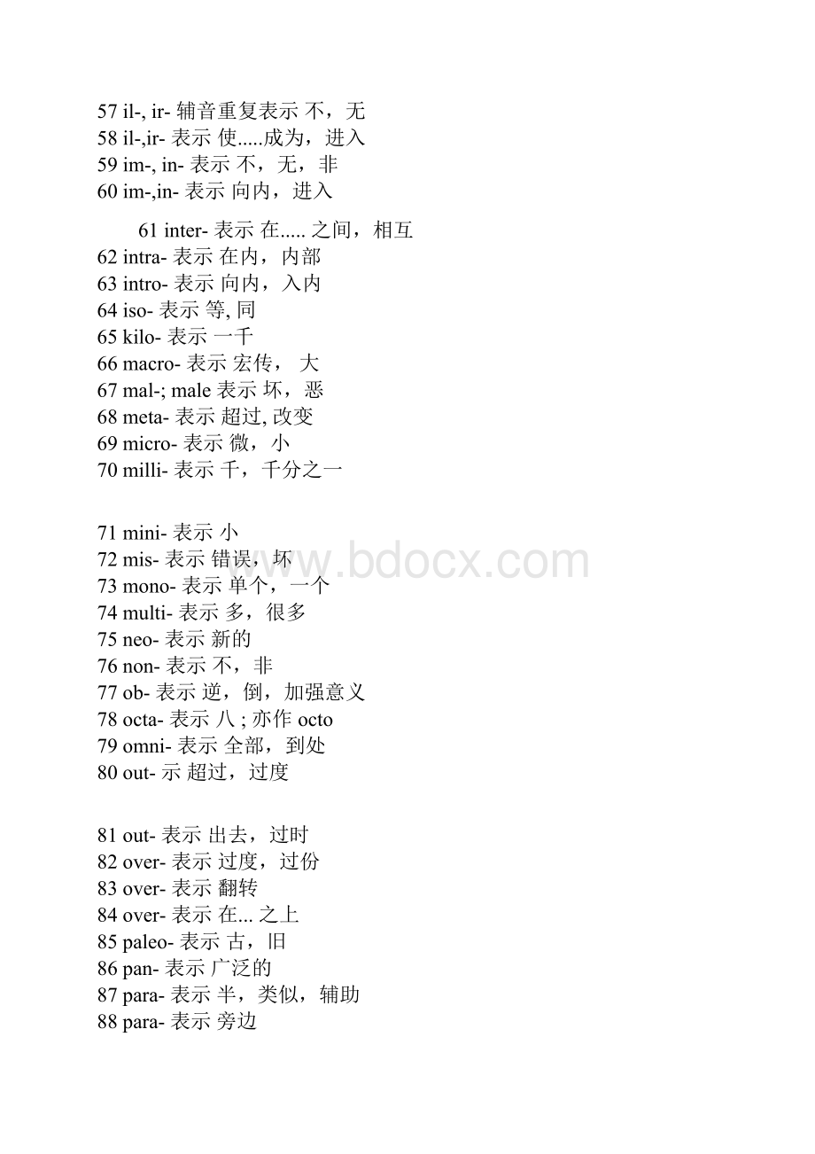 中学英语单词前后缀精编.docx_第3页