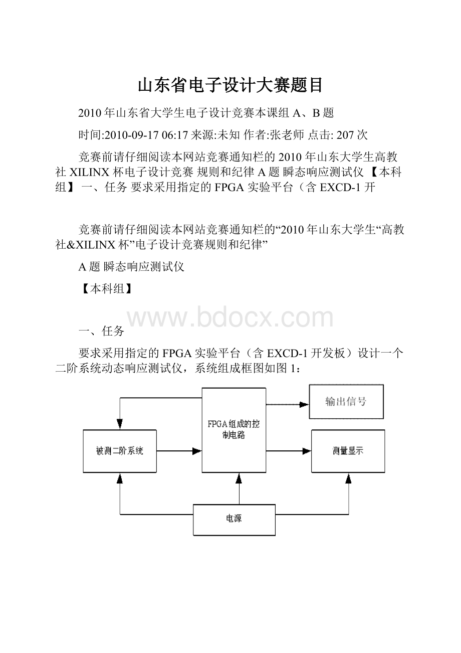 山东省电子设计大赛题目.docx_第1页