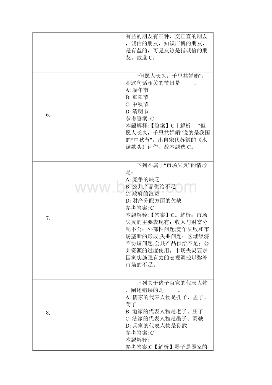 重庆市烟草专卖局招聘试题及答案解析.docx_第3页