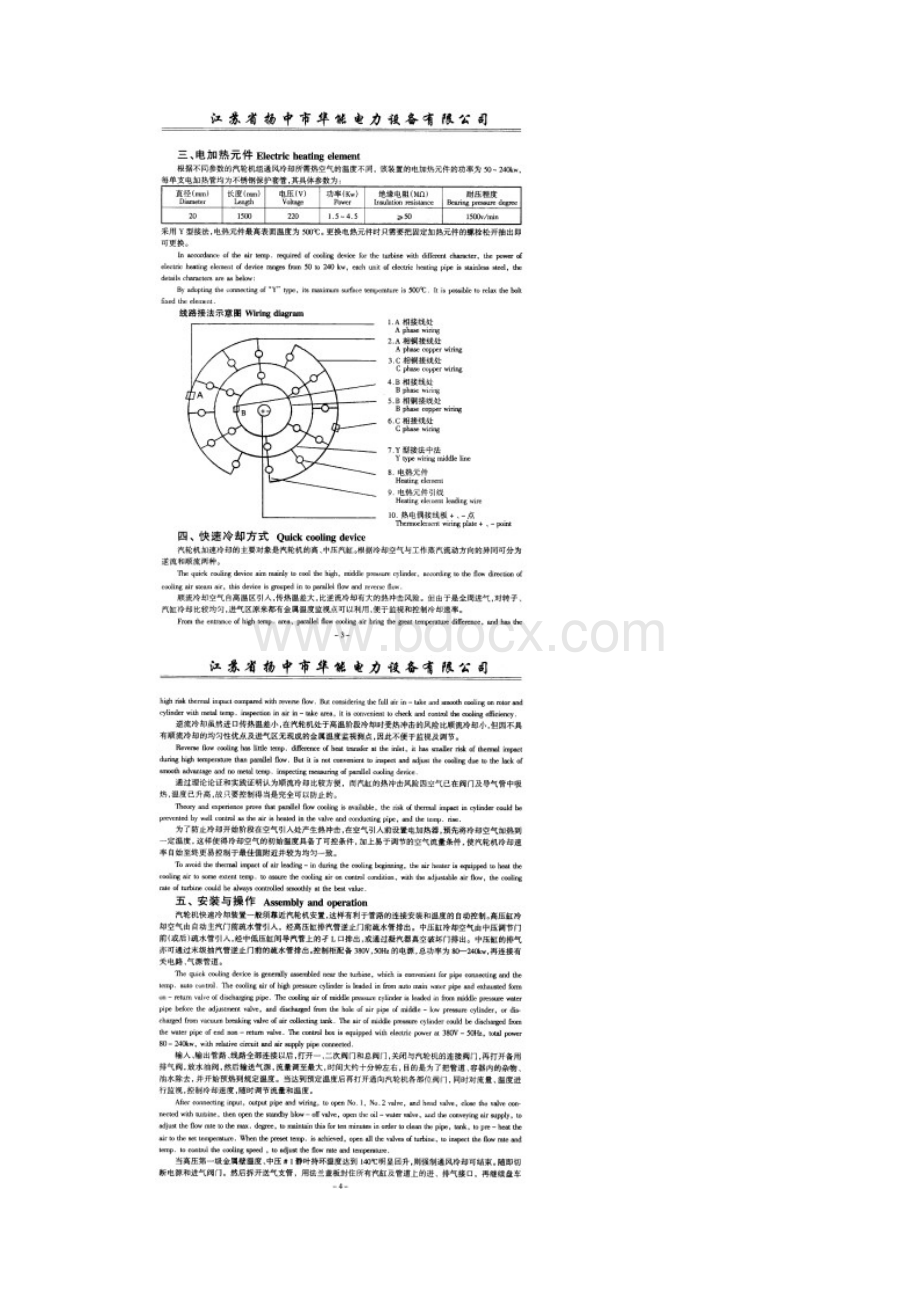 YQL汽轮机快冷装置说明书中英文.docx_第3页