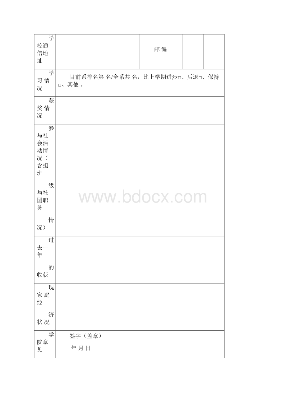 新长城自强奖助学金学生成长情况汇报表2.docx_第3页