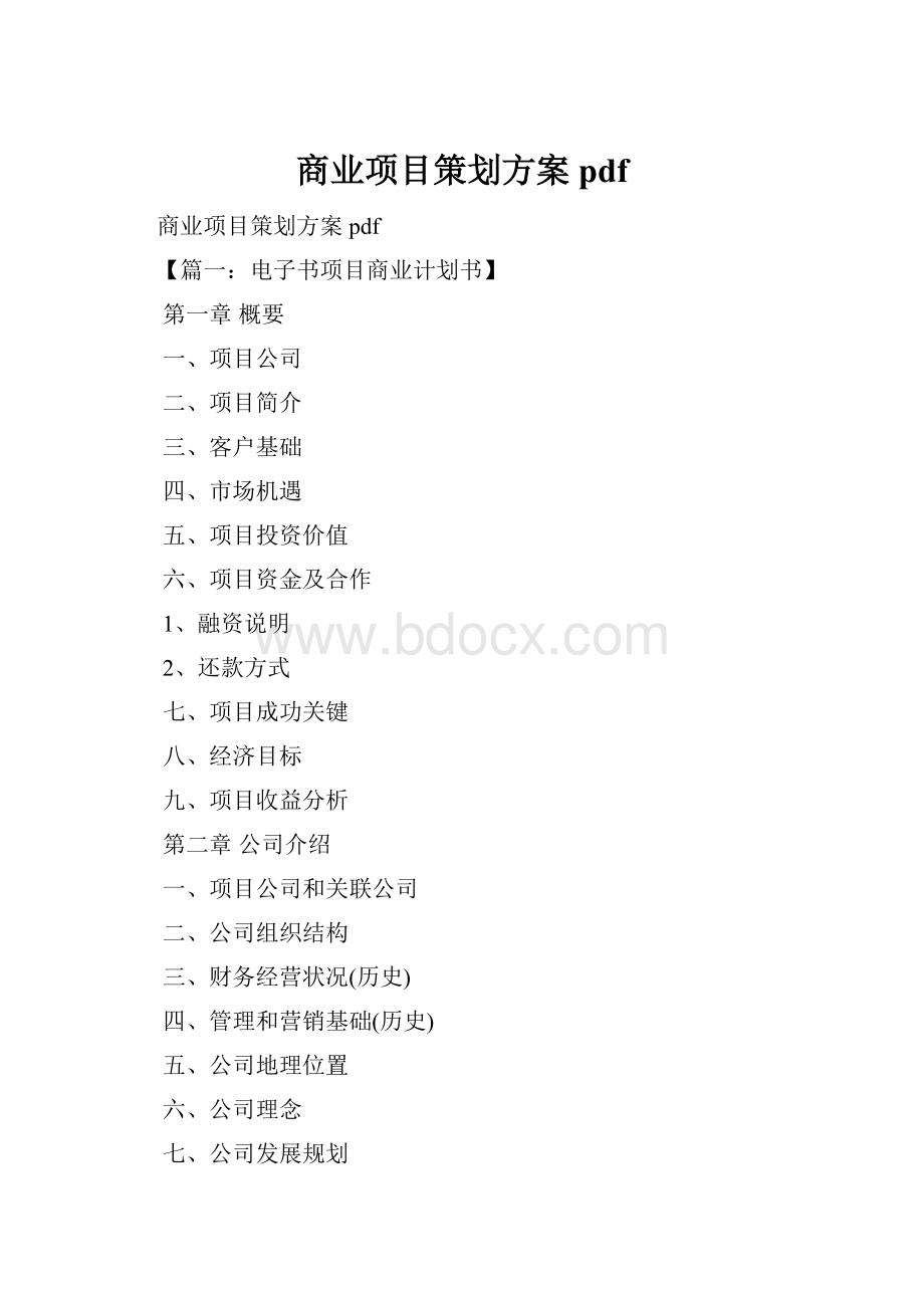 商业项目策划方案pdf.docx