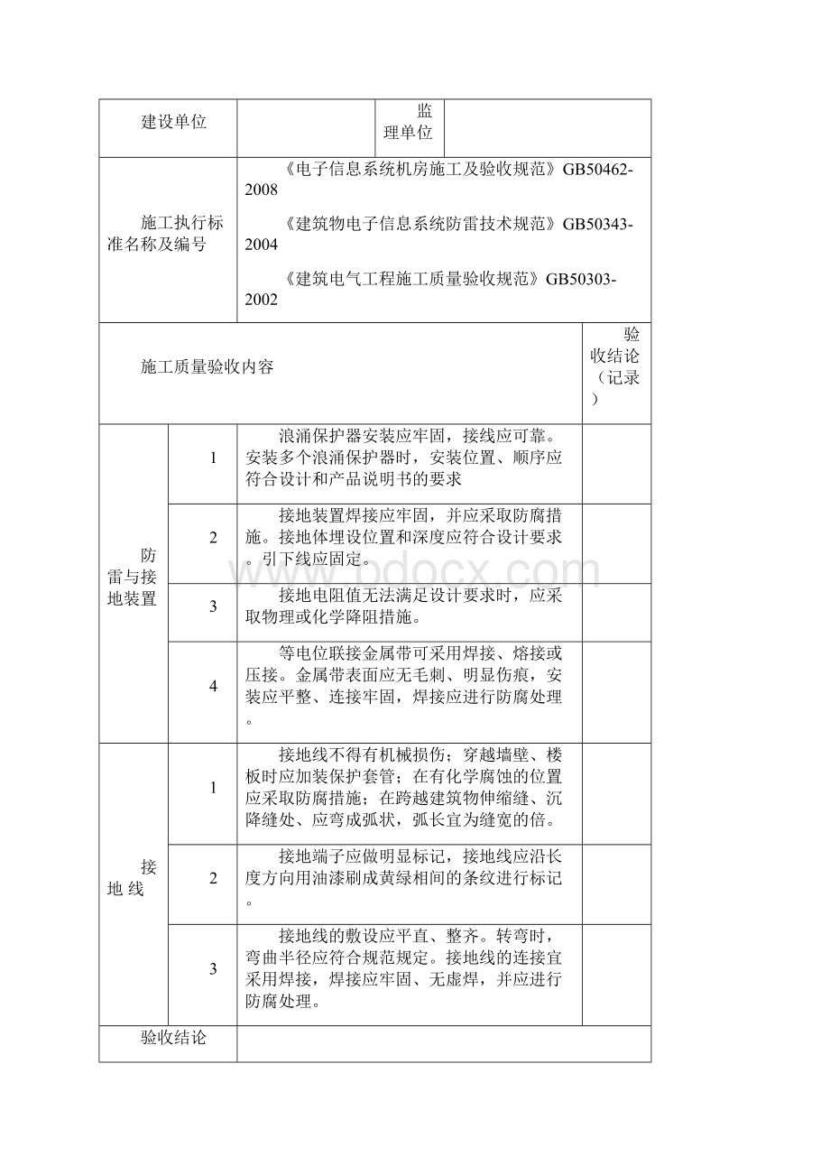 IDC数据中心机房工程验收记录表.docx_第2页