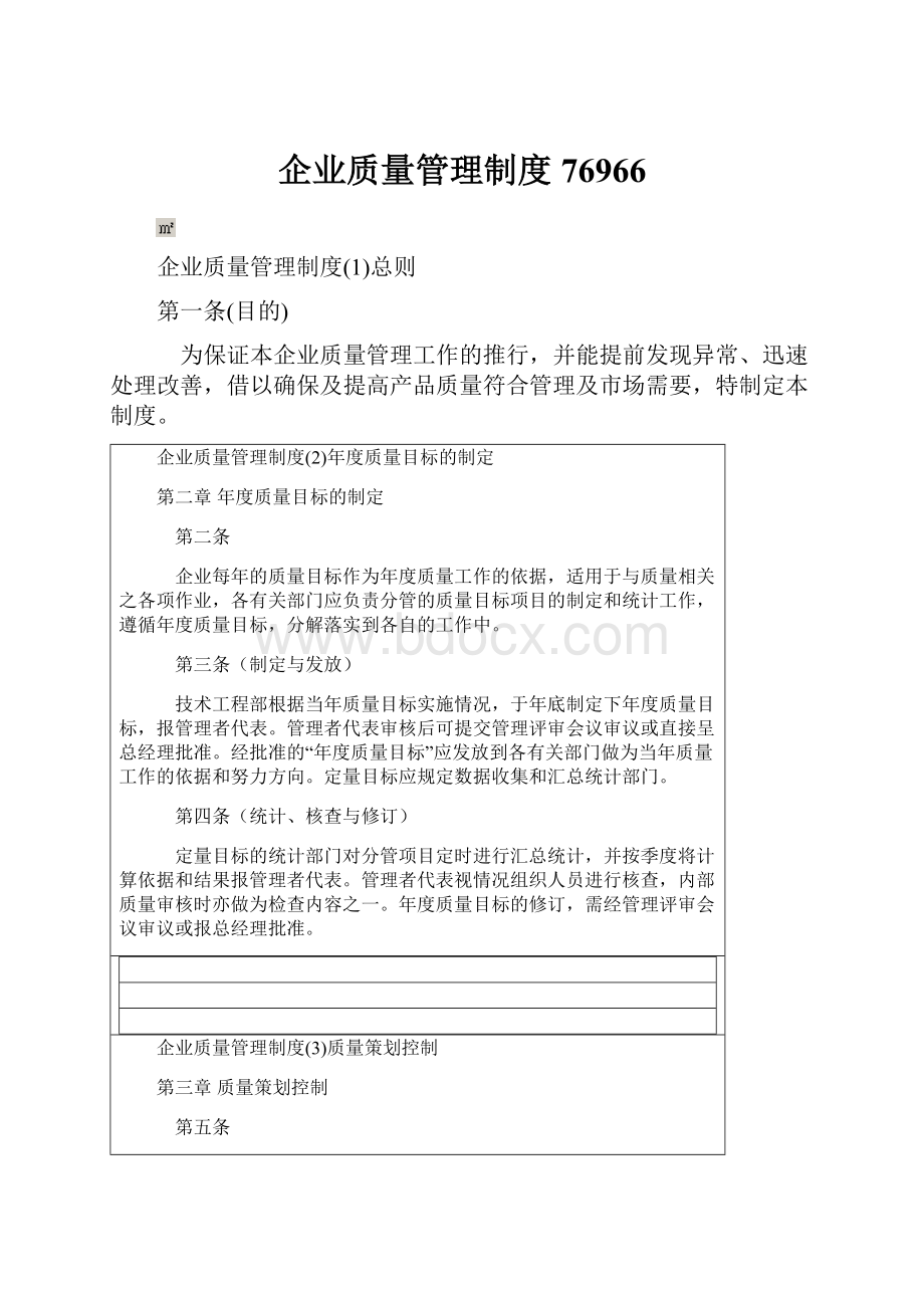 企业质量管理制度76966.docx