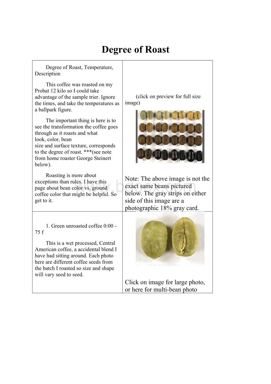 Degree of Roast.docx_第1页