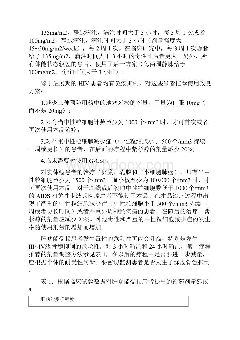 紫杉醇注射液说明书修订要求药品评价中心.docx_第3页