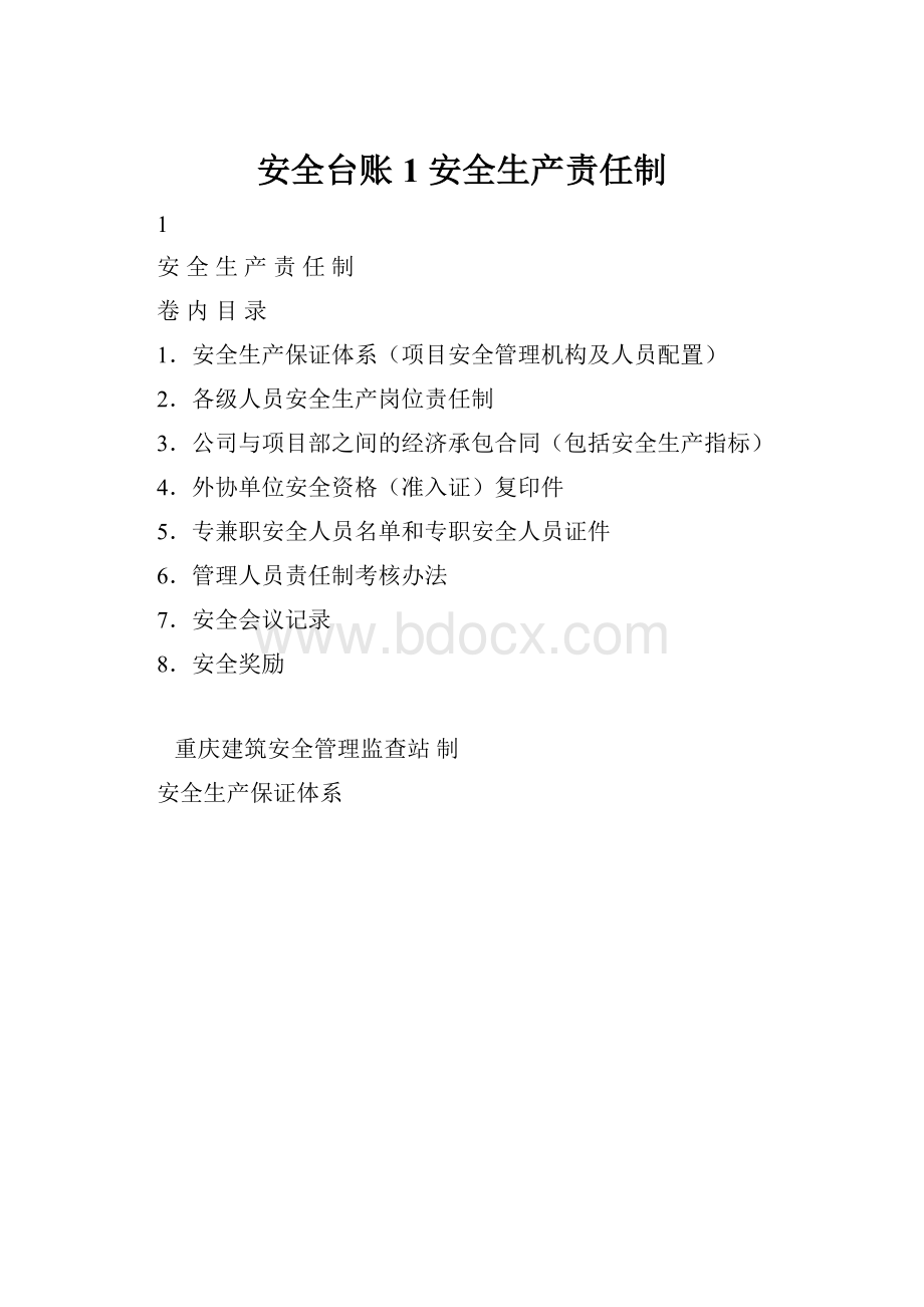 安全台账1 安全生产责任制.docx