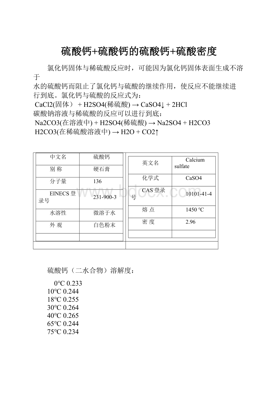 硫酸钙+硫酸钙的硫酸钙+硫酸密度.docx_第1页