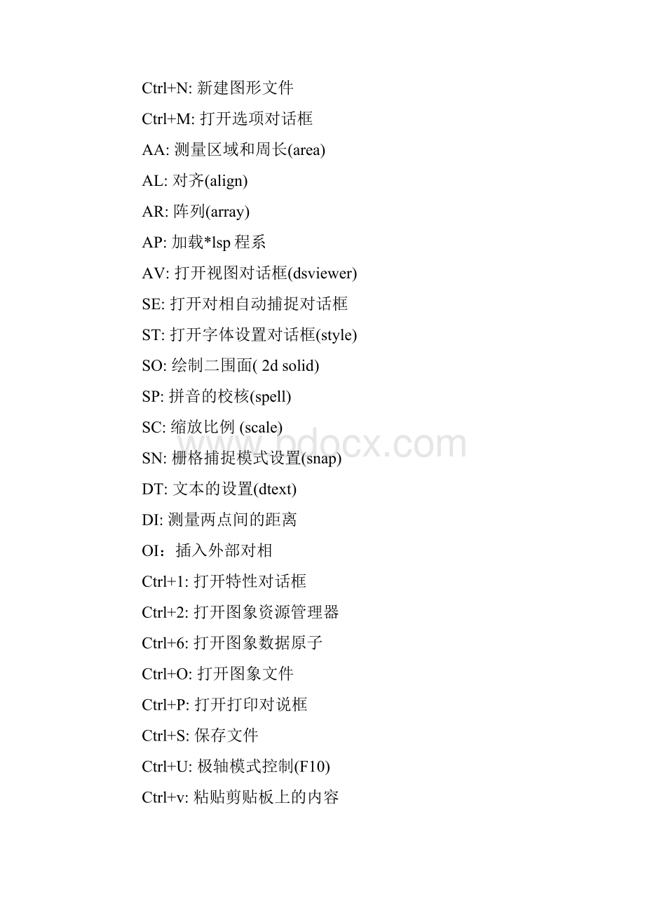 CAD快捷键大全123.docx_第2页