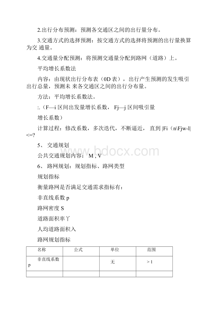 城市道路与交通规划考试要点.docx_第3页