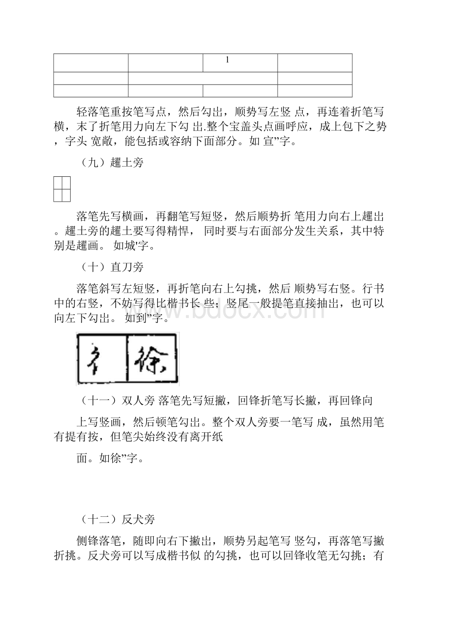 常用行书书法笔顺.docx_第3页