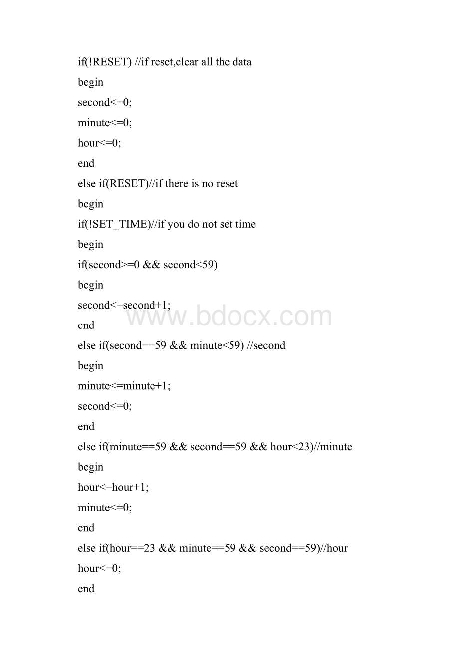 FPGA闹钟代码Verilog.docx_第3页