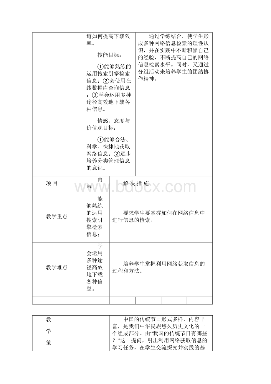 网络信息检索教学设计.docx_第2页