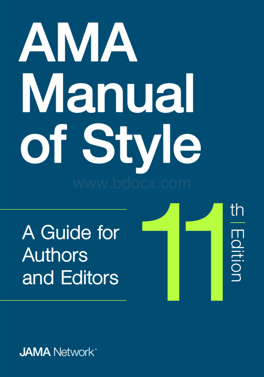JAMA Network - AMA Manual of Style_ A Guide for Authors and Editors-OUP USA (2020).pdf