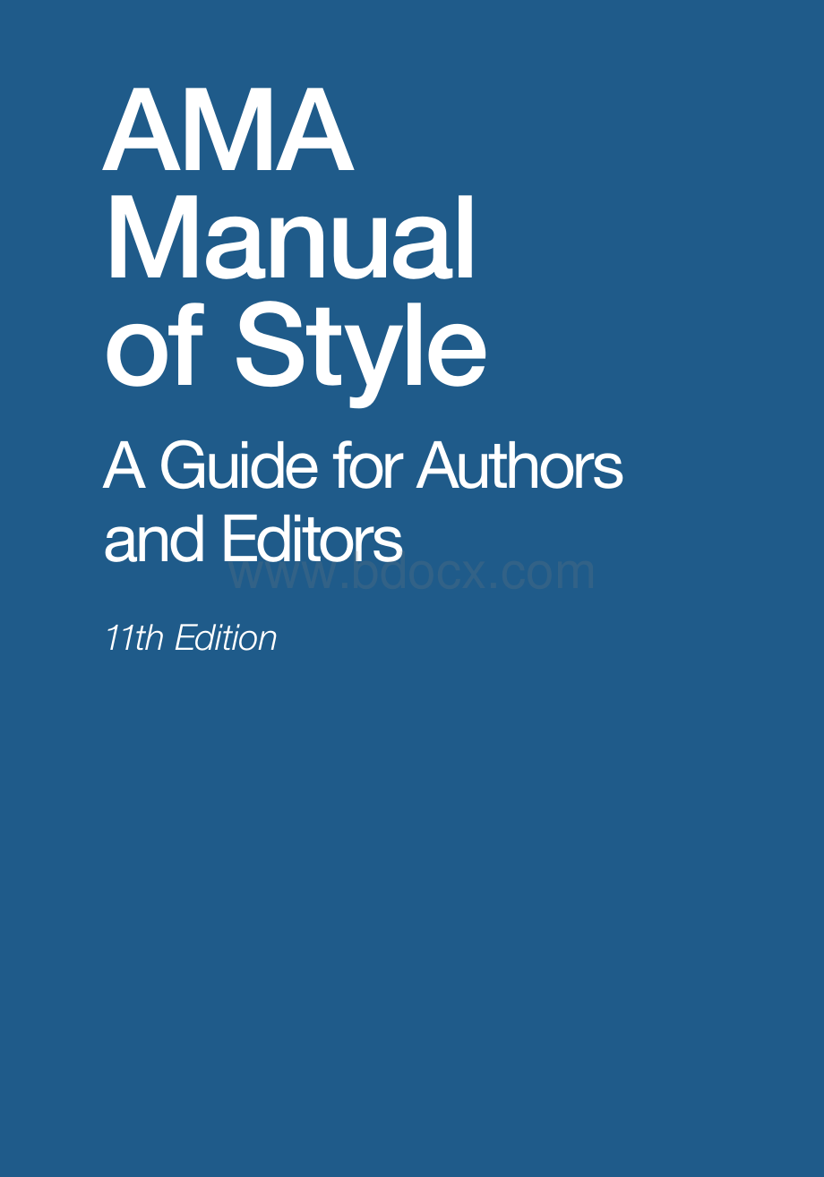 JAMA Network - AMA Manual of Style_ A Guide for Authors and Editors-OUP USA (2020).pdf_第2页