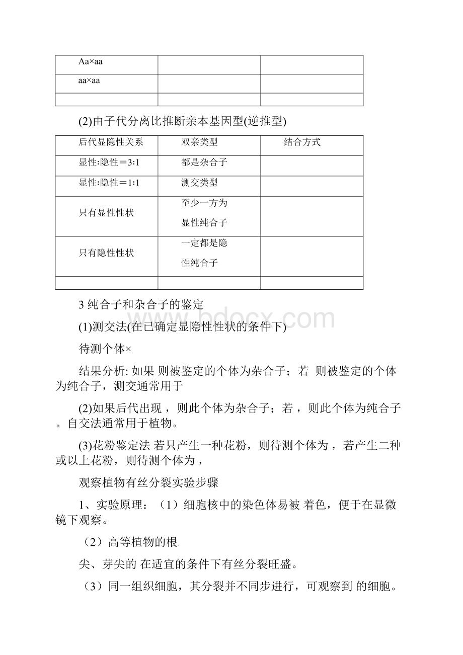 生物孟德尔的豌豆杂交实验一练习题分析.docx_第2页