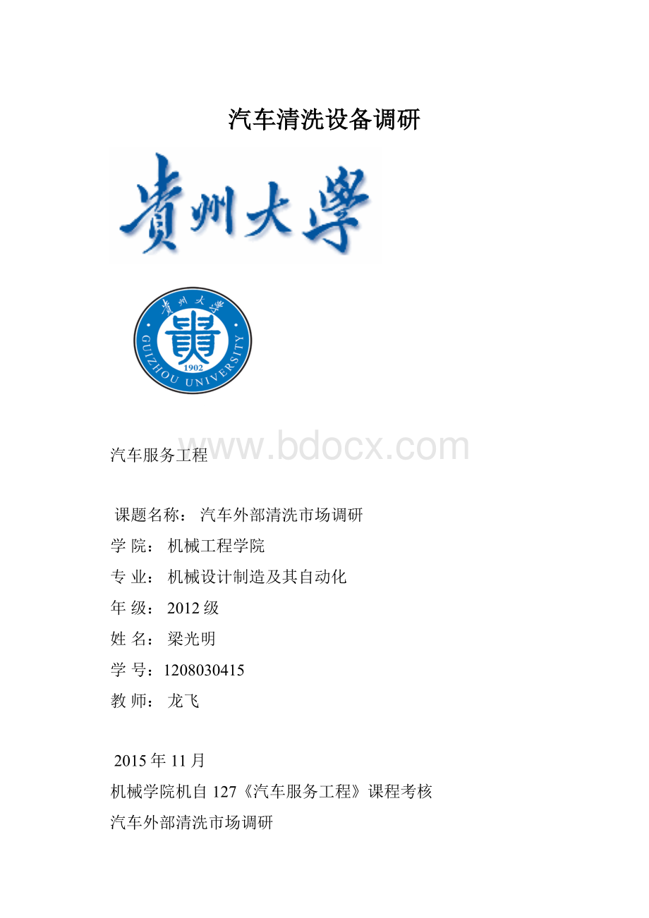 汽车清洗设备调研.docx_第1页