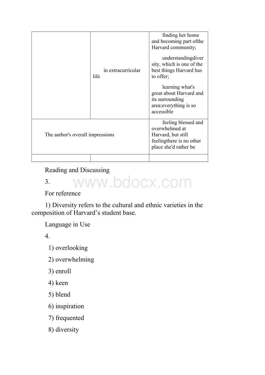 Unit one 完整答案 新目标大学英语《综合教程》 第一册.docx_第3页