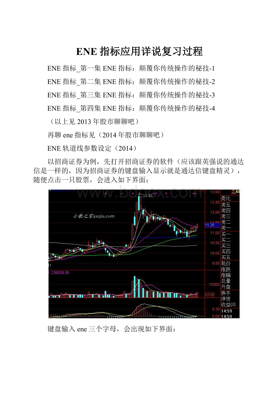 ENE指标应用详说复习过程.docx