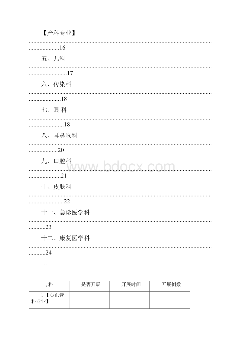 三级综合医院临床科室技术实用标准表.docx_第3页