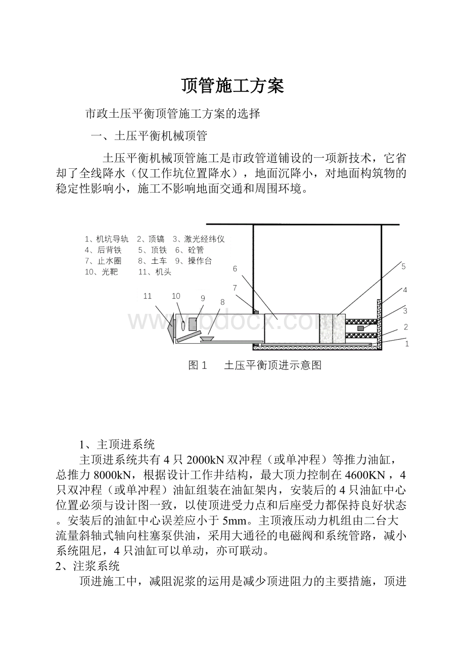 顶管施工方案.docx_第1页