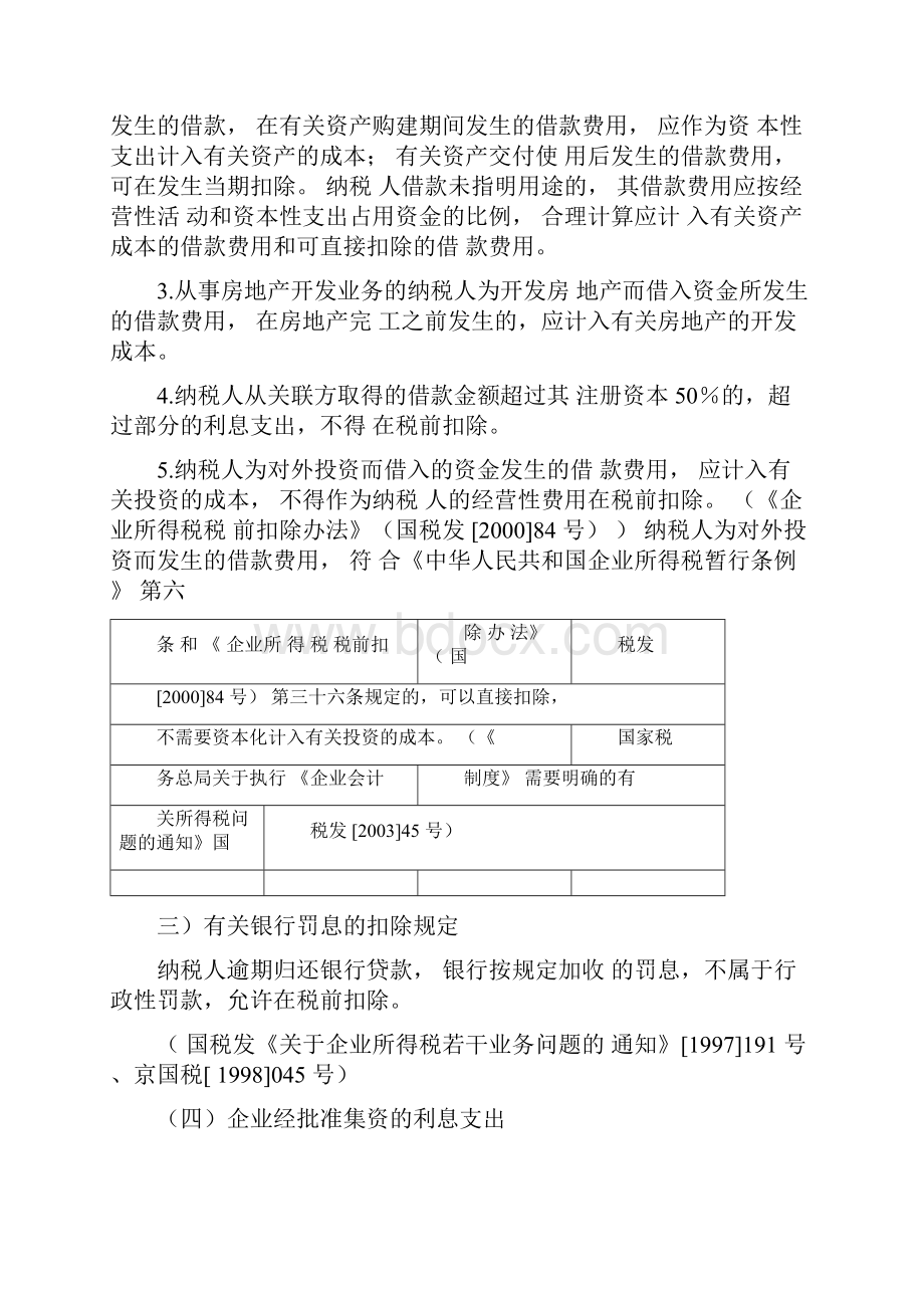 新旧企业所得税法有关借款利息的规定.docx_第3页