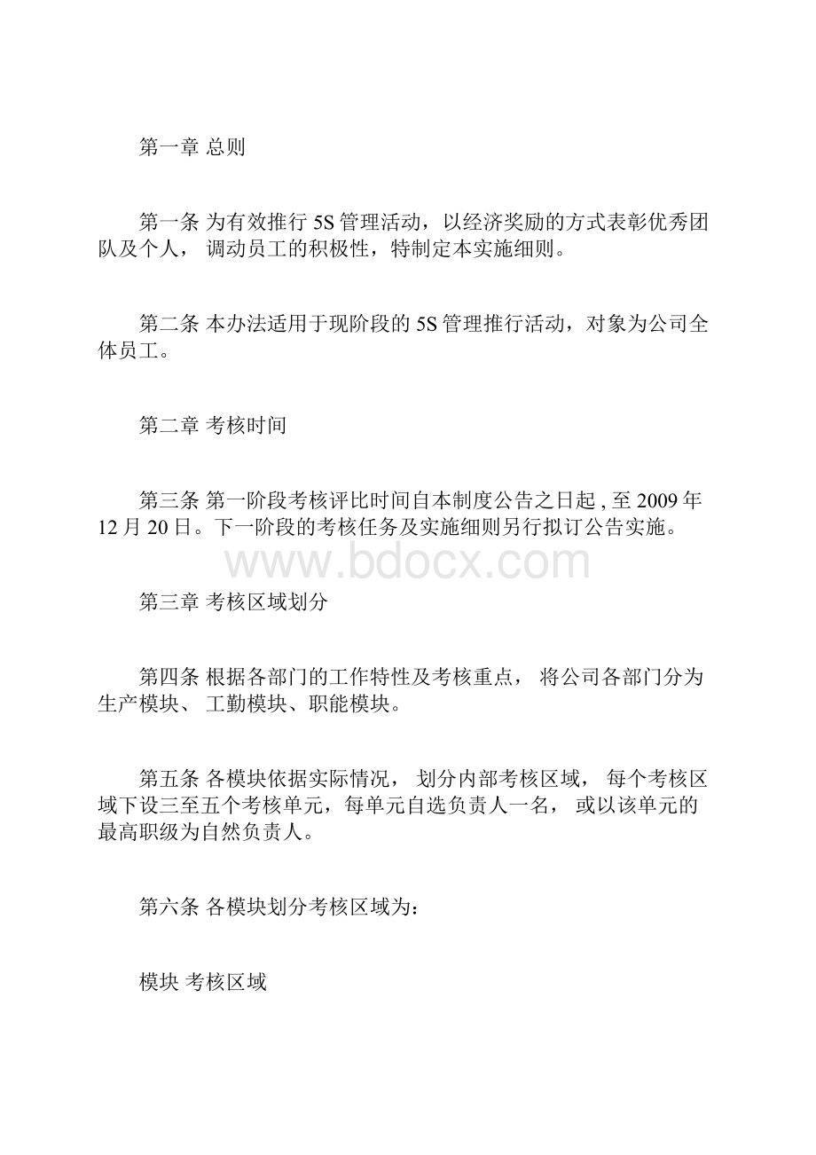 5S管理考核办法细则docx.docx_第3页