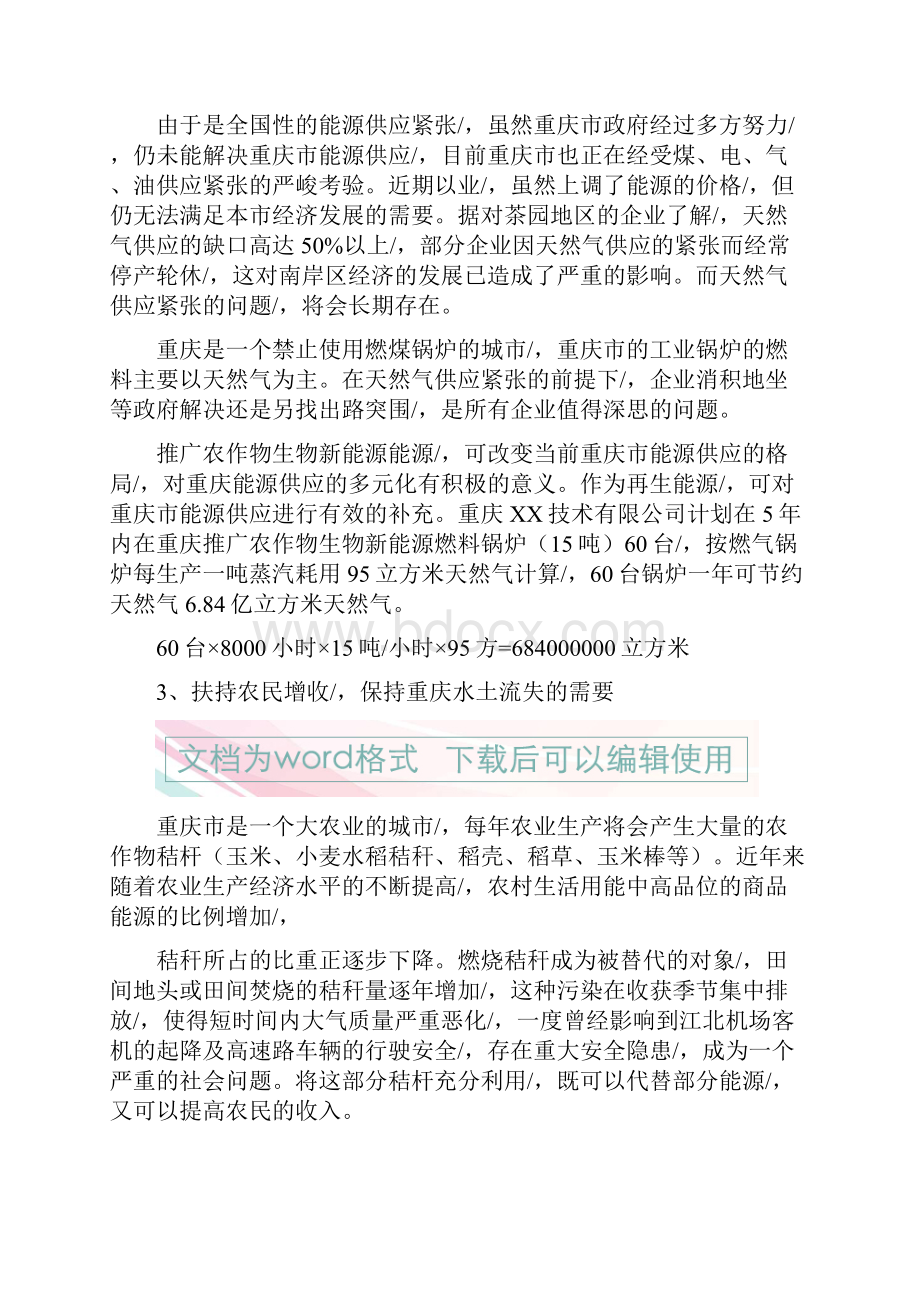 定稿案农作物新能源燃料锅炉行业应用可行性研究报告.docx_第3页