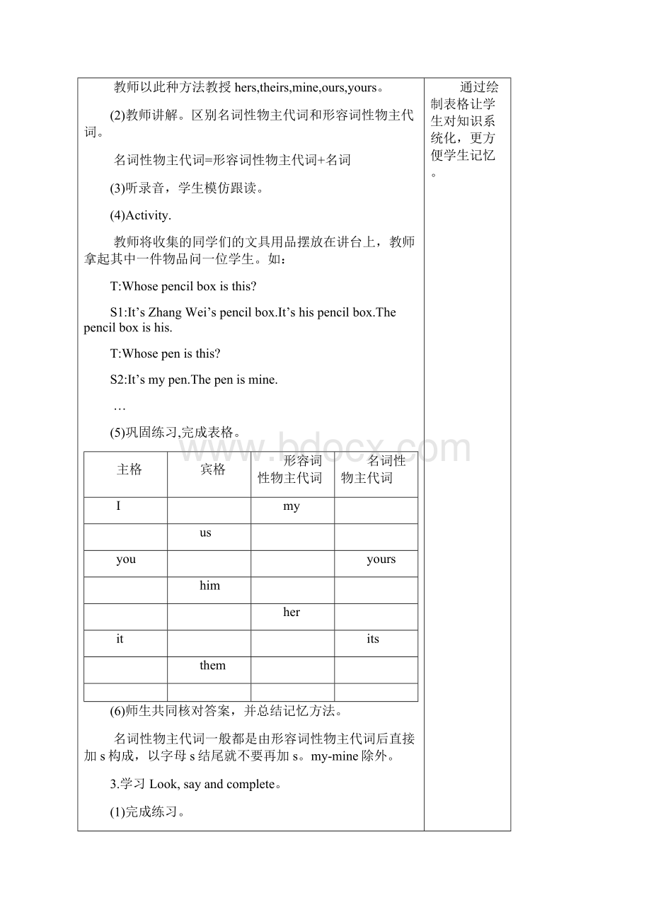 新人教版PEP五年级英语下册教案Unit 5 教案一.docx_第3页