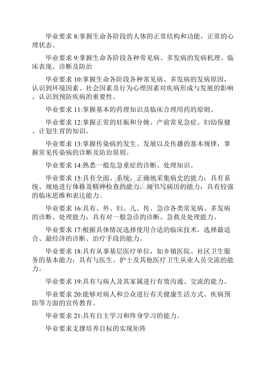 临床医学专业本科人才培养方案.docx_第3页