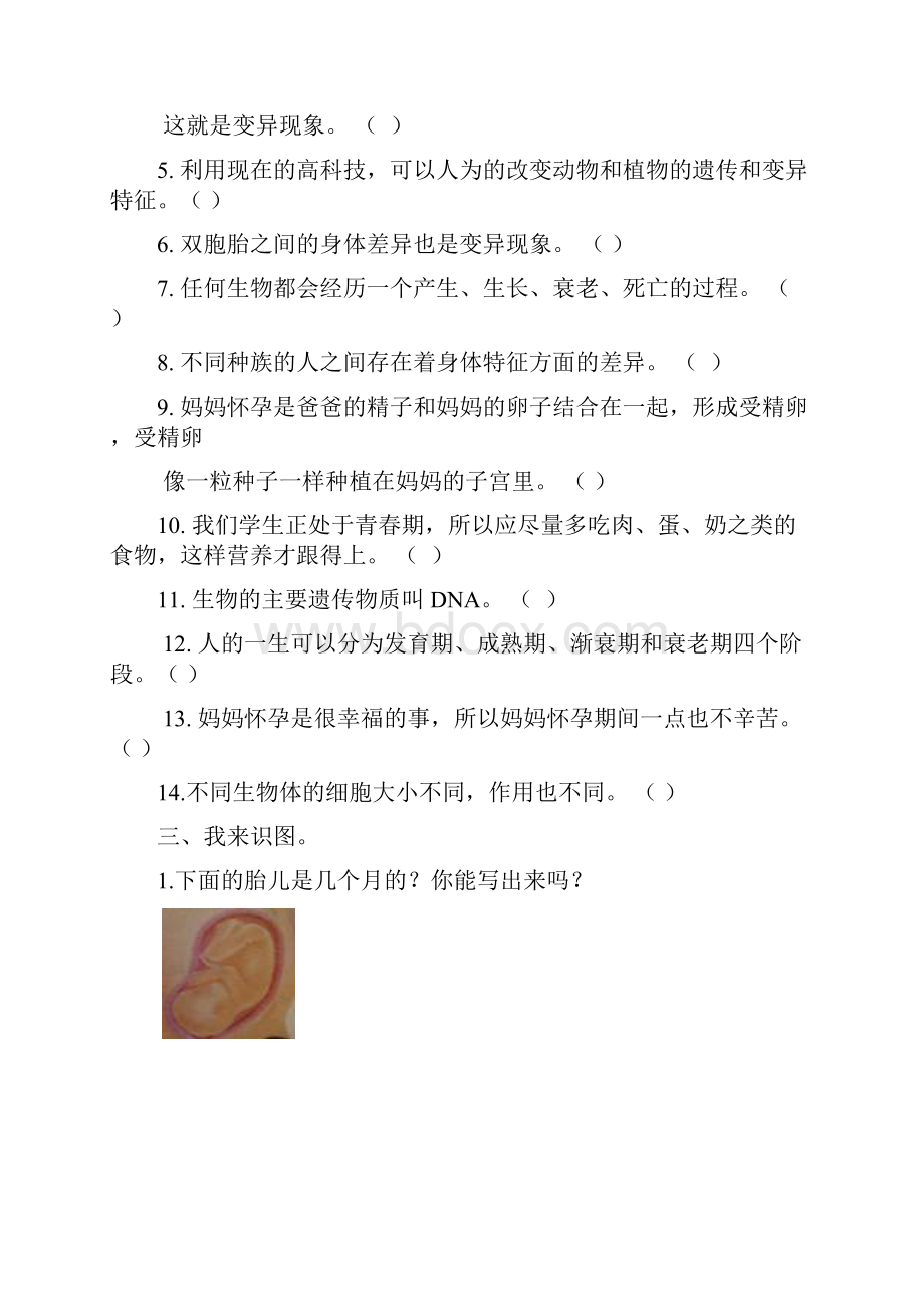 六年级科学自测题.docx_第2页