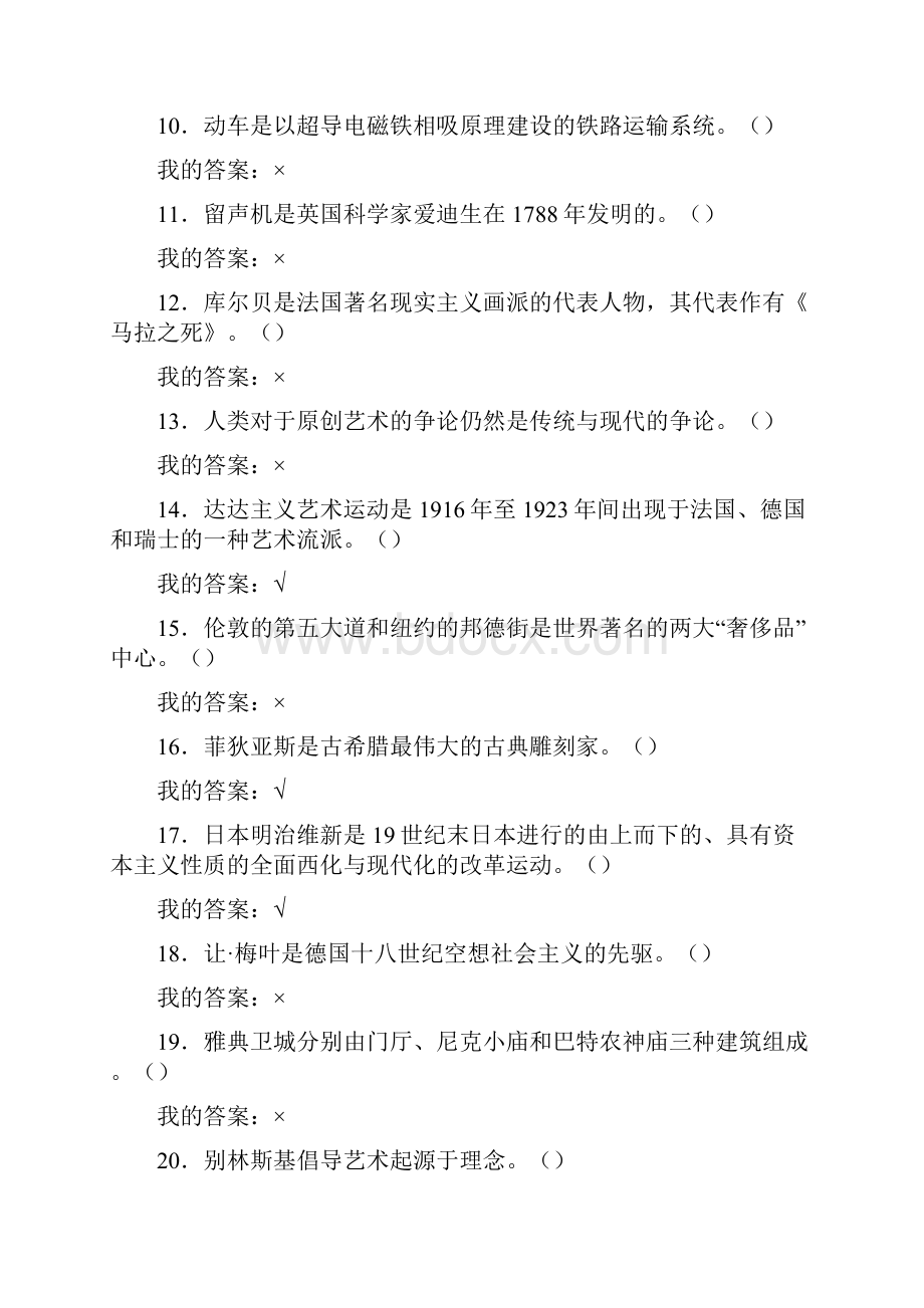 最新版精选艺术美学期末测试版复习题库188题含标准答案.docx_第2页