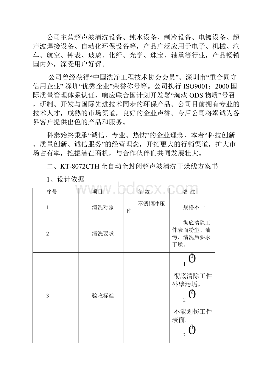 KTCTH全自动全封闭超声波清洗机与方案书.docx_第2页