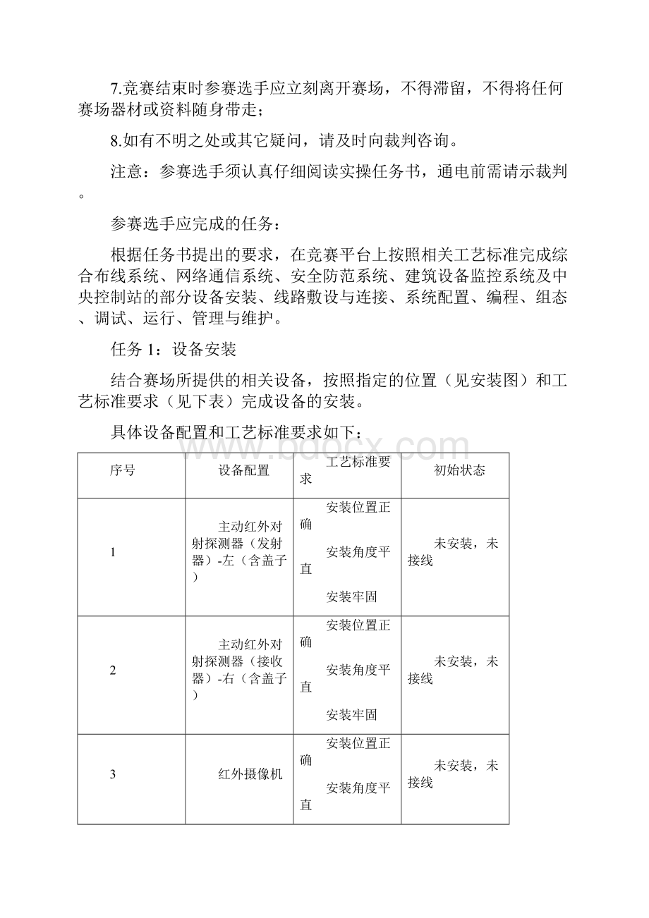 全国智能装备制造及管理职业技能竞赛亚龙杯全国智能楼宇管理员赛项实践操作.docx_第2页