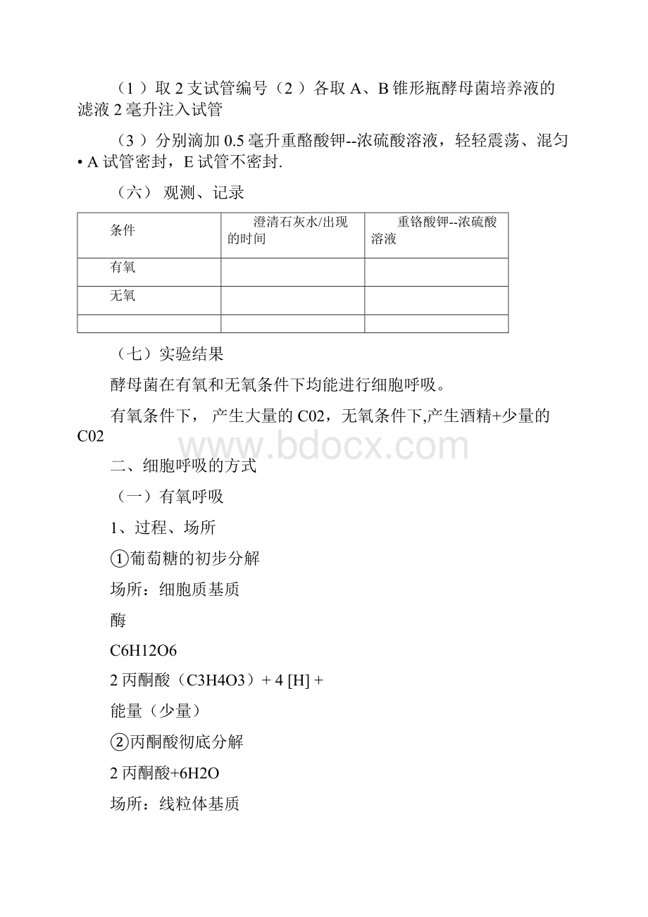 光合作用和呼吸作用知识点总结.docx_第3页