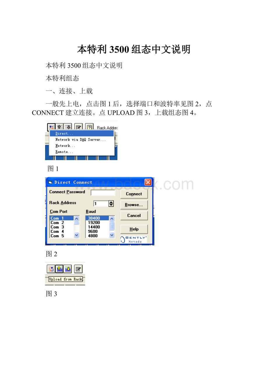 本特利3500组态中文说明.docx